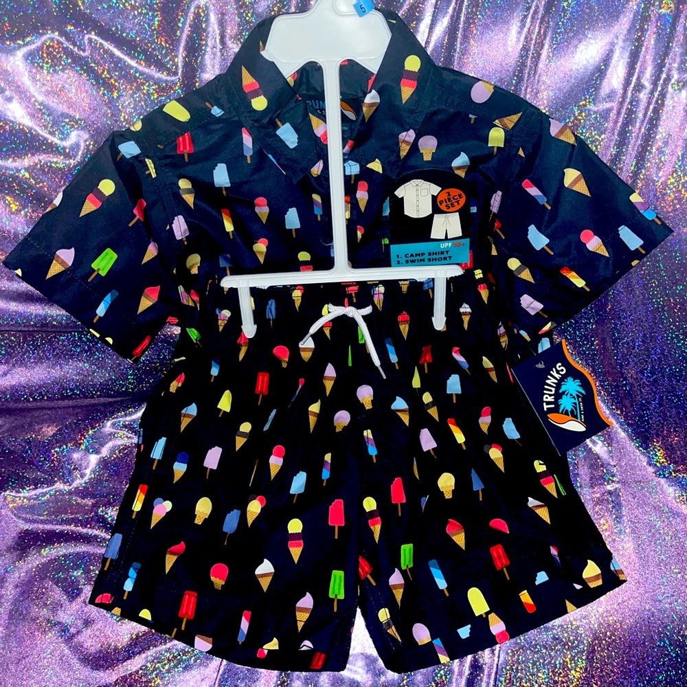 Boys ice cream swim set